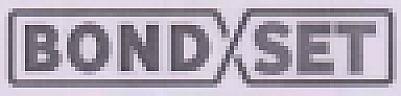 BONDSET (and logo) trademark logo