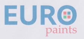 EURO PAINTS (and logo) trademark logo