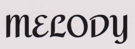 MELODY (and logo) trademark logo