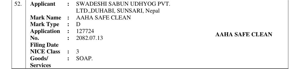 Original bulletin entry for AAHA SAFE CLEAN