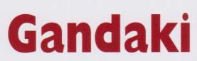 GANDAKI (and logo) trademark logo
