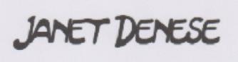 JANET DENESE (and logo) trademark logo