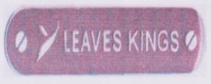 LEAVES KINGS (and logo) trademark logo