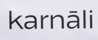 KARNALI (and logo) trademark logo