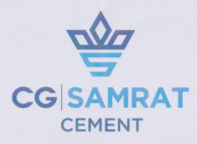CG । SAMRAT CEMENT (and logo) trademark logo