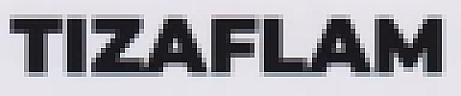 TIZAFLAM (and logo) trademark logo