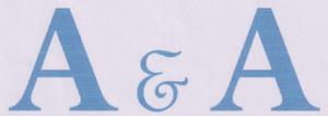 A & A (and logo) trademark logo