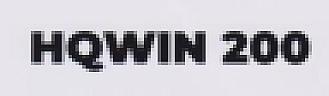 HQWIN-200 (and logo) trademark logo