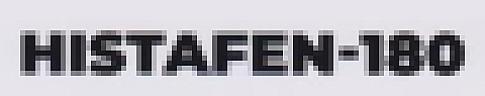 HISTAFEN-180 (and logo) trademark logo