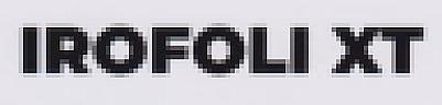 IROFOLI XT (and logo) trademark logo