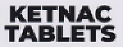 KETNAC TABLETS (and logo) trademark logo