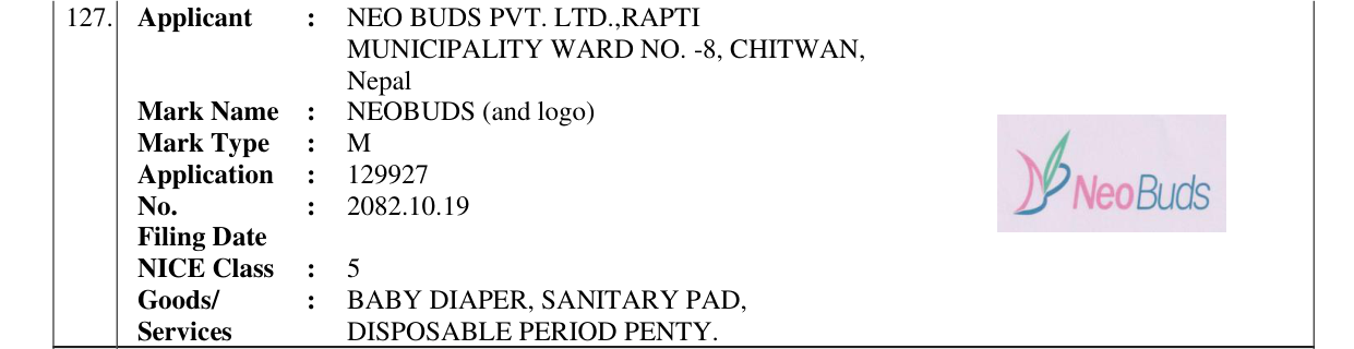 Original bulletin entry for NEOBUDS (and logo)