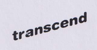 TRANSCEND (and logo) trademark logo