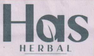 HAS HERBAL (and logo) trademark logo
