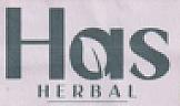 HAS HERBAL (and logo) trademark logo