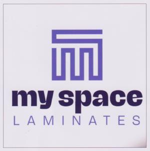 MY SPACE LAMINATES (and logo) trademark logo