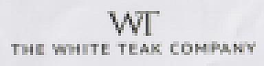 WT THE WHITE TEAK COMPANY (and logo) trademark logo