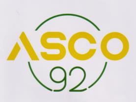 ASCO 92 (and logo) trademark logo