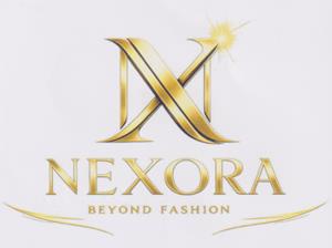 NEXORA BEYOND FASHION (and logo) trademark logo