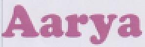 AARYA (and logo) trademark logo