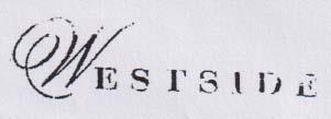 WESTSIDE (and logo) trademark logo