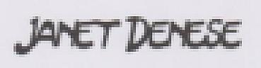 JANET DENESE (and logo) trademark logo