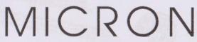 MICRON (and logo) trademark logo