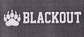 BLACKOUT (and logo) trademark logo