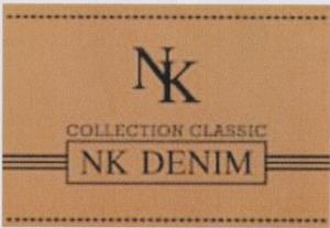 NK DENIM (and logo) trademark logo