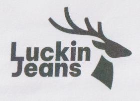 LUCKIN JEANS (and logo) trademark logo