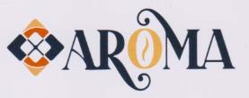 AROMA (and logo) trademark logo