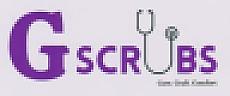 G SCRUBS (and logo) trademark logo