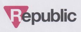 REPUBLIC (and logo) trademark logo