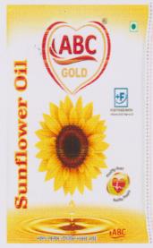 ABC GOLD SUNFLOWER OIL (and logo) trademark logo