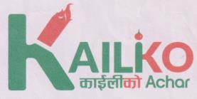 KAILIKO ACHAR (and logo) trademark logo