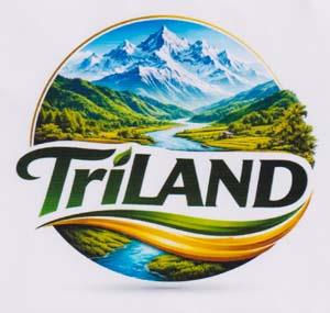 TRILAND (and logo) trademark logo