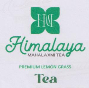 HM HIMALAYA MAHALAXMI PREMIUM LEMON GRASS TEA (and logo) trademark logo