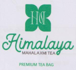 HM HIMALAYA MAHALAXMI PREMIUM TEA BAG (and logo) trademark logo