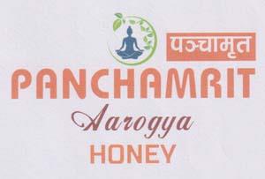 PANCHAMRIT HONEY (and logo) trademark logo
