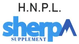 H. N. P. L. SHERPA SUPPLEMENT (and logo) trademark logo