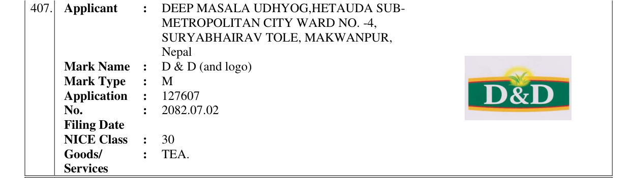 Original bulletin entry for D & D (and logo)