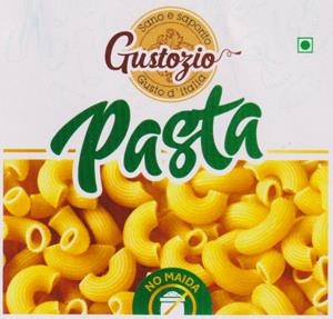 GUSTOZIO PASTA (and logo) trademark logo