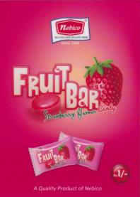 NEBICO FRUIT BAR (and logo) trademark logo