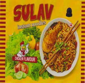 SULAV INSTANT NOODLES (and logo) trademark logo