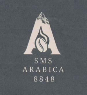 SMS ARABICA 8848 (and logo) trademark logo
