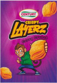 CENTURY CRISPY LAYERZ (and logo) trademark logo