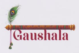 GAUSHALA (and logo) trademark logo