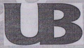 UB (and logo) trademark logo