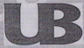 UB (and logo) trademark logo