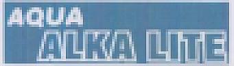 AQUA ALKA LITE (and logo) trademark logo
